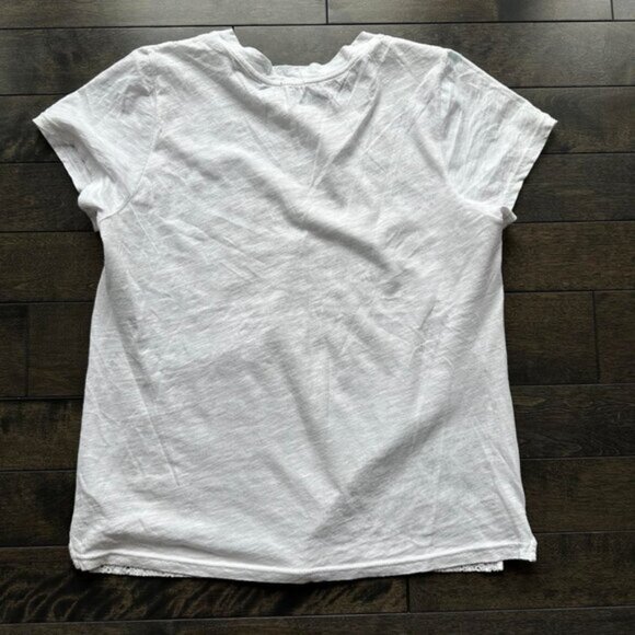 JCrew Eyelet Cotton T-shirt - Picture 2 of 2